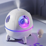 Lampada per atmosfera umidificatore da tavolo USB con sonda lunare, Desktop Humidifier