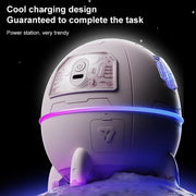 Lampada per atmosfera umidificatore da tavolo USB con sonda lunare, Desktop Humidifier