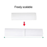 Camera da letto per bambini a parete universale anti-soffiaggio aria condizionata parabrezza deflettore vento, versione con staffa rotonda, Round Bracket Version