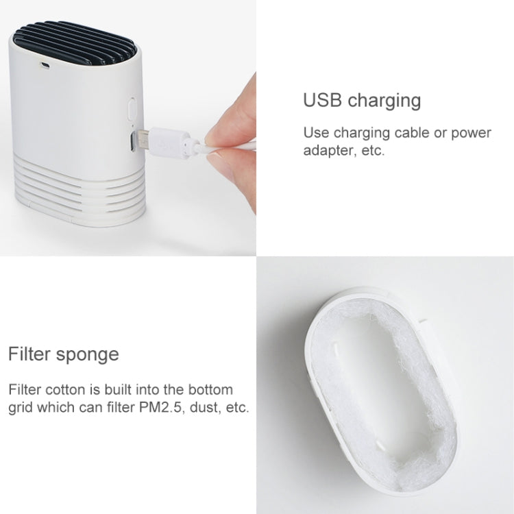 HE-K001 Appeso Al Collo Negativo USB Ricaricabile Agli Ioni Purificatore D'aria Portatile Per La Casa di Rimozione di Formaldeide Purificatore Portatile
