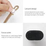 HE-K001 Appeso Al Collo Negativo USB Ricaricabile Agli Ioni Purificatore D'aria Portatile Per La Casa di Rimozione di Formaldeide Purificatore Portatile