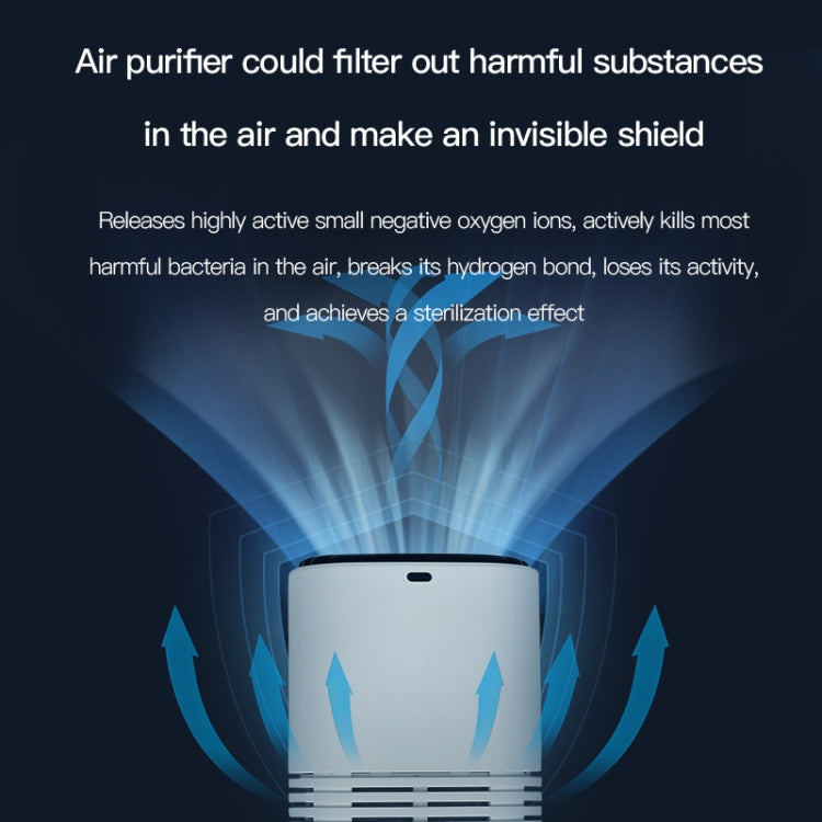 HE-K001 Appeso Al Collo Negativo USB Ricaricabile Agli Ioni Purificatore D'aria Portatile Per La Casa di Rimozione di Formaldeide Purificatore Portatile