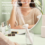 Umidificatore a ciambella silenziosa USB mini desktop portatile originale Xiaomi JISULIFE, versione aggiornata, USB Doughnut Humidifier