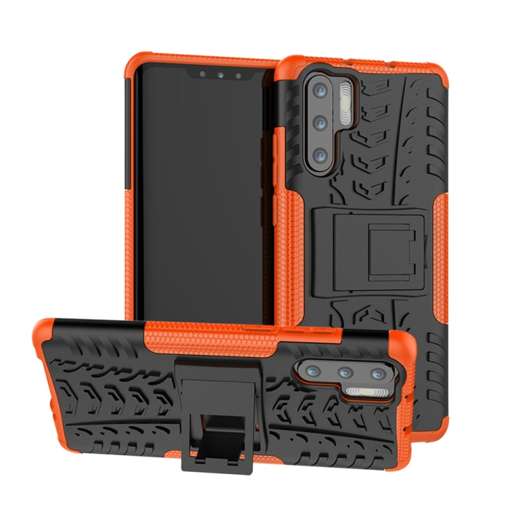 Custodia antiurto TPU+PC con supporto per Huawei P30 Pro