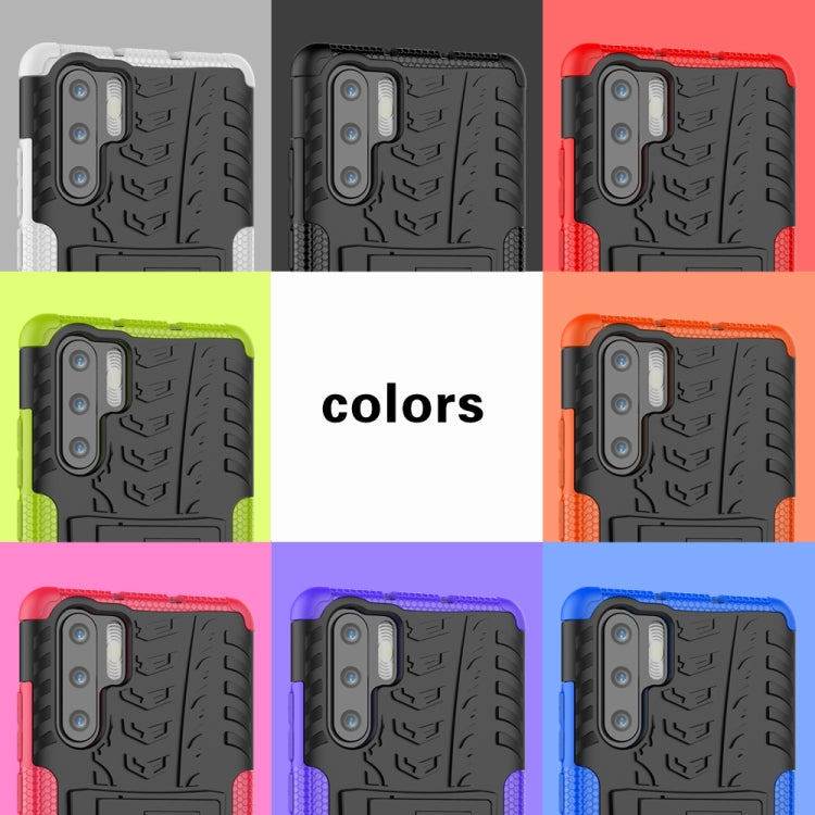 Custodia antiurto TPU+PC con supporto per Huawei P30 Pro