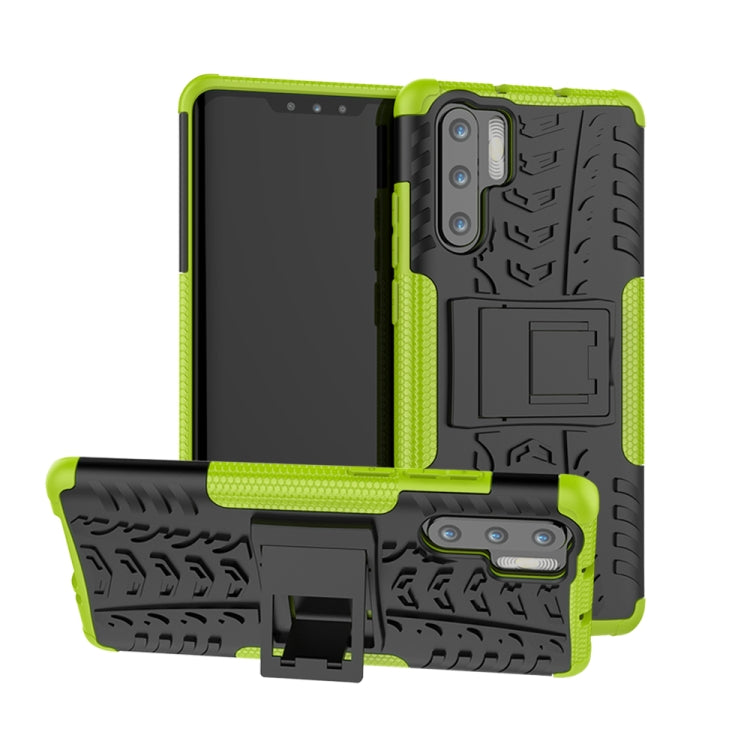 Custodia antiurto TPU+PC con supporto per Huawei P30 Pro