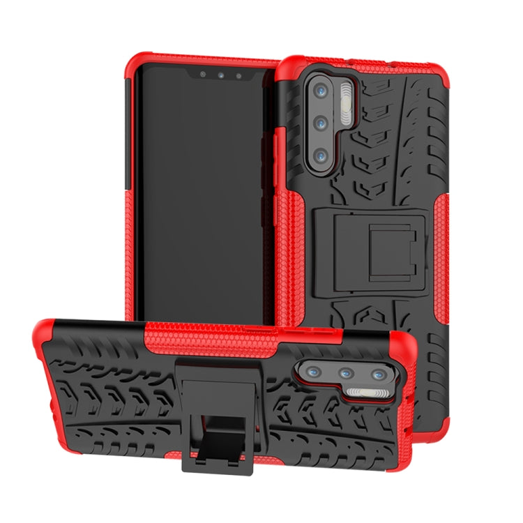 Custodia antiurto TPU+PC con supporto per Huawei P30 Pro