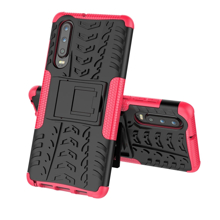 Custodia antiurto TPU+PC con supporto per Huawei P30