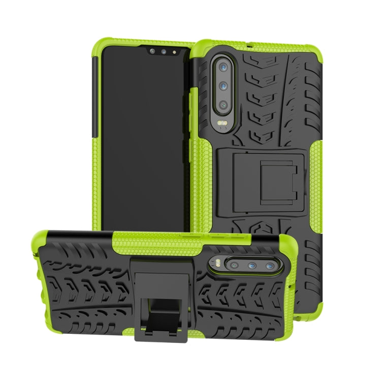 Custodia antiurto TPU+PC con supporto per Huawei P30