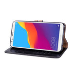 Custodia portafoglio in pelle per Huawei Honor 7C e Y7 2018