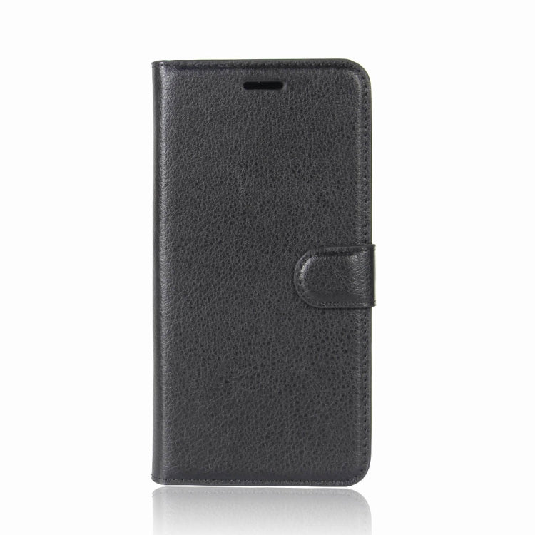 Custodia in pelle con chiusura orizzontale Litchi Texture per Huawei P30 Lite, con portafoglio, supporto e slot per carte, For Huawei P30 Lite