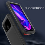 LOVE MEI Custodia combinata potente antipolvere, antiurto, antispruzzo, metallo + silicone per Huawei P30 Lite, Huawei P30 Lite