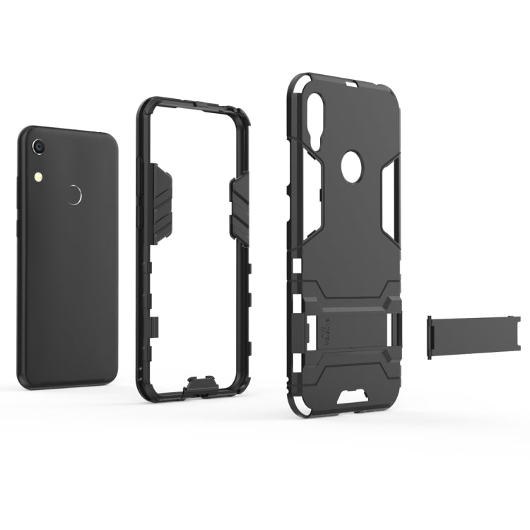 Custodia antiurto in PC + TPU per Huawei Y6 (2019), con supporto, For Huawei  Y6 (2019), For Huawei Y6 (2019)