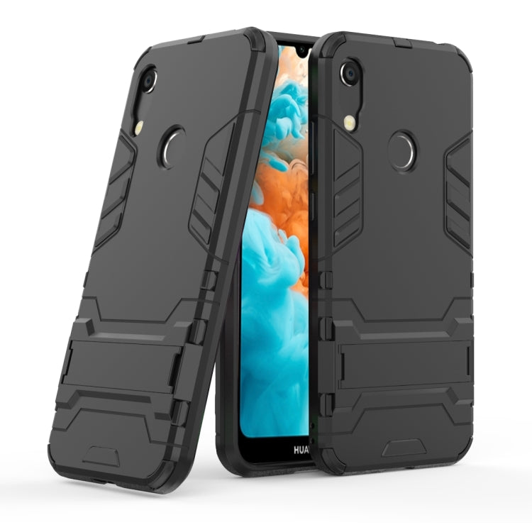 Custodia antiurto in PC + TPU per Huawei Y6 (2019), con supporto, For Huawei  Y6 (2019), For Huawei Y6 (2019)
