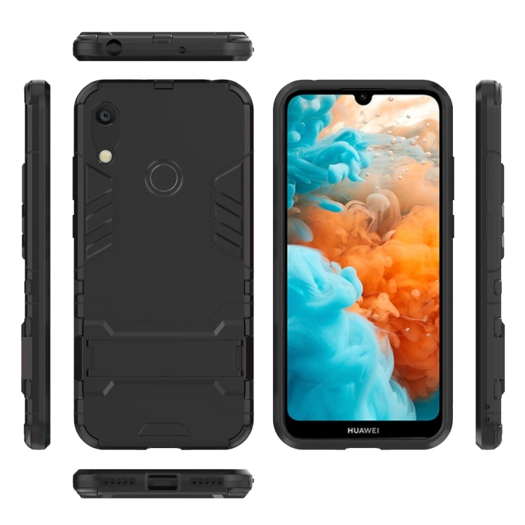 Custodia antiurto in PC + TPU per Huawei Y6 (2019), con supporto, For Huawei  Y6 (2019), For Huawei Y6 (2019)