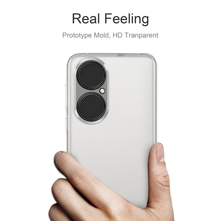 Per Huawei P50 Custodia protettiva morbida in TPU trasparente ultrasottile da 0,75 mm, For Huawei P50