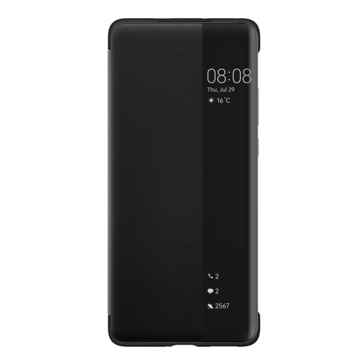 Custodia flip in pelle per Huawei P50 Pro con finestra