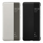 Custodia flip in pelle per Huawei P50 Pro con finestra