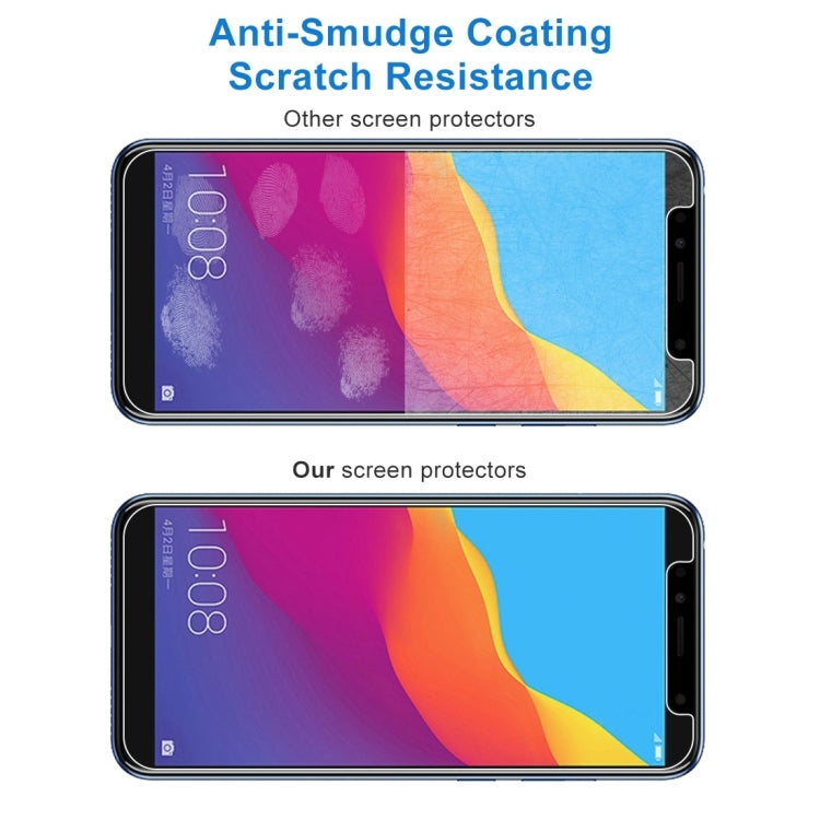 50 PZ Pellicola in vetro temperato 0,26mm 9H 2.5D per Huawei Honor 7A, For Honor 7A(50 PCS)
