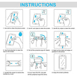 50 PZ Pellicola in vetro temperato 0,26mm 9H 2.5D per Huawei Honor 7A, For Honor 7A(50 PCS)