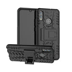 Custodia antiurto in TPU+PC con texture pneumatici per Huawei Honor 10 Lite / P Smart (2019), con supporto, For Honor 10 Lite