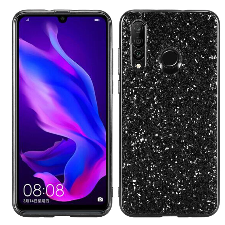 Custodia in TPU antiurto con polvere glitterata per Huawei nova 4, For Huawei nova 4