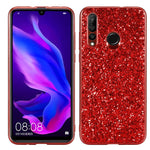 Custodia in TPU antiurto con polvere glitterata per Huawei nova 4, For Huawei nova 4