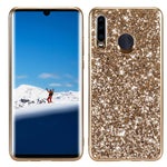 Custodia in TPU antiurto con polvere glitterata per Huawei P30 Lite / nova 4e, For Huawei P30 Lite / nova 4e