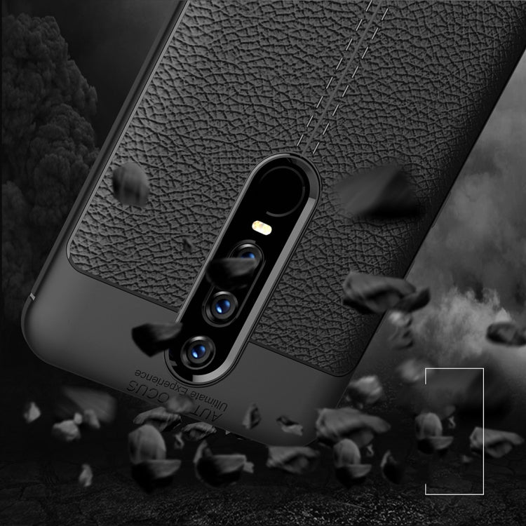 Custodia in TPU con texture Litchi per Huawei Mate RS Porsche Design, For Mate RS Porsche Design, For Mate RS