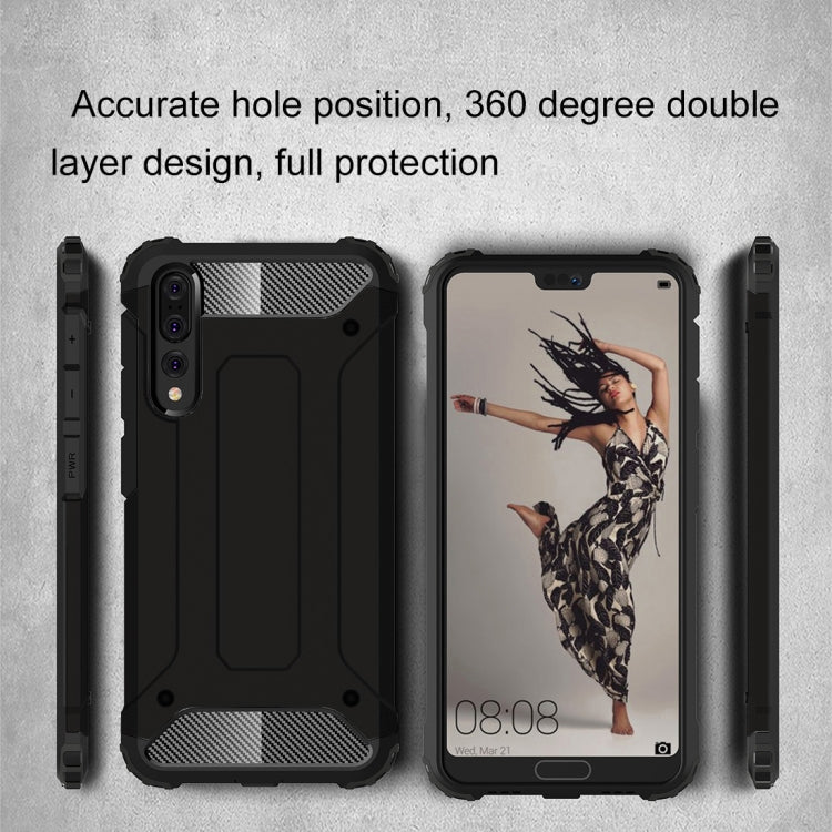 Per Huawei P20 Pro Custodia robusta con cover posteriore combinata in TPU + PC per tutto il corpo, For Huawei P20 Pro, Huawei P20 Pro