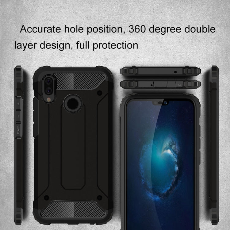 Per Huawei P20 Lite Custodia robusta con cover posteriore combinata in TPU + PC per tutto il corpo, For Huawei P20 Lite, Huawei P20 Lite
