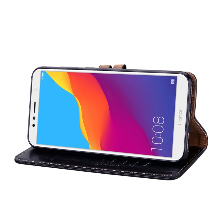 Custodia portafoglio in pelle per Huawei Honor 7A