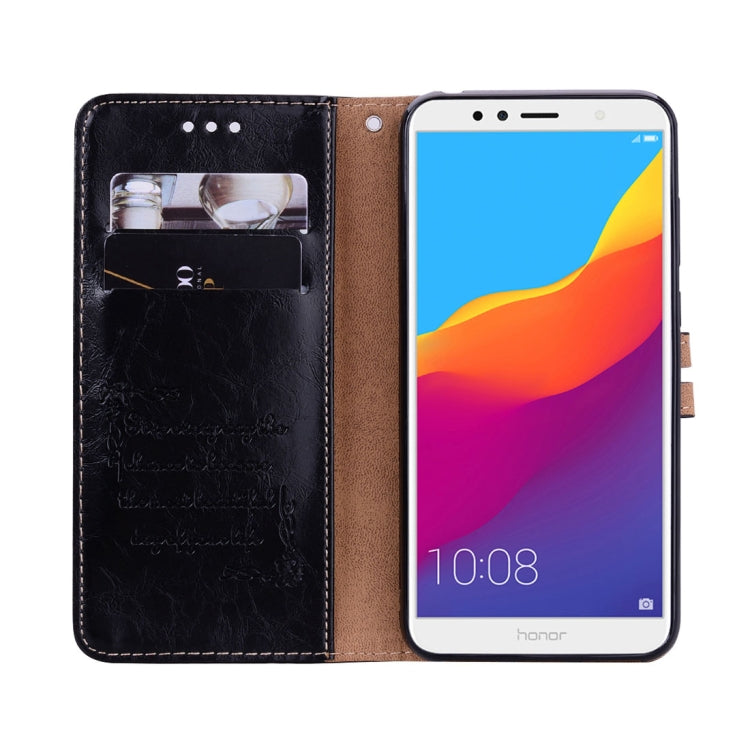 Custodia portafoglio in pelle per Huawei Honor 7A