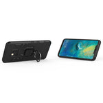 Custodia protettiva antiurto PC + TPU per Huawei Mate 20 Pro, con supporto ad anello magnetico, For Huawei Mate 20 Pro