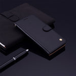 Custodia in pelle a vibrazione orizzontale con texture a cera d'olio stile business per Huawei Nova 3i e P smart Plus, con supporto, slot per carte e portafoglio, For Huawei Nova 3i