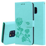 Custodia in pelle PU con chiusura orizzontale in rilievo rosa per Huawei Mate 20 Pro, con supporto, slot per carte e portafoglio, For Huawei Mate 20 Pro, Huawei Mate 20 Pro