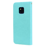 Custodia in pelle PU con chiusura orizzontale in rilievo rosa per Huawei Mate 20 Pro, con supporto, slot per carte e portafoglio, For Huawei Mate 20 Pro, Huawei Mate 20 Pro