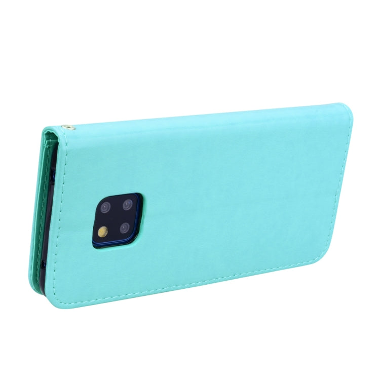 Custodia in pelle PU con chiusura orizzontale in rilievo rosa per Huawei Mate 20 Pro, con supporto, slot per carte e portafoglio, For Huawei Mate 20 Pro, Huawei Mate 20 Pro