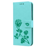 Custodia in pelle PU con chiusura orizzontale in rilievo rosa per Huawei P20, con supporto, slot per carte e portafoglio, For Huawei P20, Huawei P20