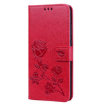 Custodia in pelle PU con chiusura orizzontale in rilievo rosa per Huawei Y9 (2019), con supporto, slot per carte e portafoglio, For Huawei Y9 (2019), Huawei Y9 (2019)