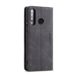 CaseMe-013 Custodia Multifunzionale in Pelle con Flip Orizzontale Smerigliato retrò per Huawei P30 Lite, con Slot per Schede, Supporto e Portafoglio, For Huawei P30 Lite