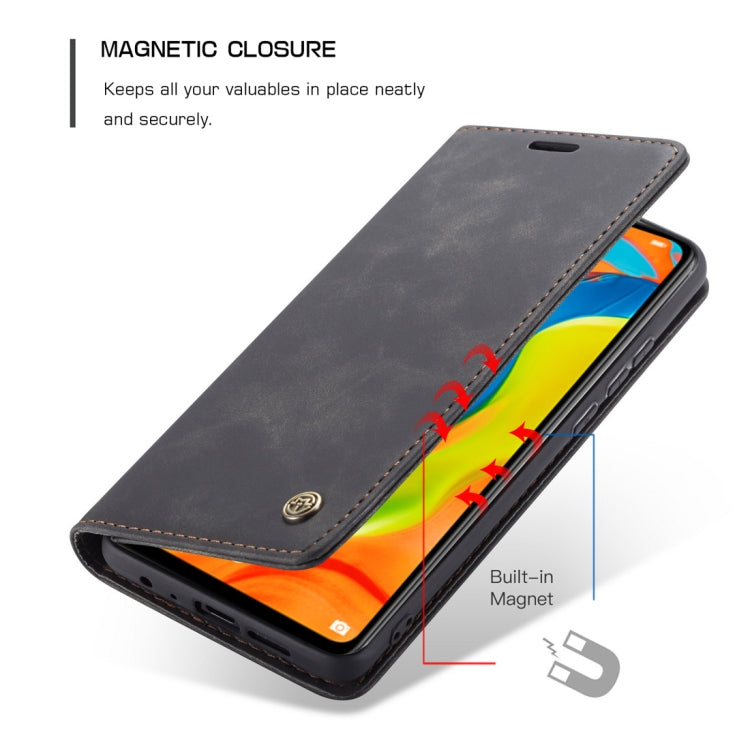 CaseMe-013 Custodia Multifunzionale in Pelle con Flip Orizzontale Smerigliato retrò per Huawei P30 Lite, con Slot per Schede, Supporto e Portafoglio, For Huawei P30 Lite