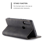 CaseMe-013 Custodia Multifunzionale in Pelle con Flip Orizzontale Smerigliato retrò per Huawei P30 Lite, con Slot per Schede, Supporto e Portafoglio, For Huawei P30 Lite