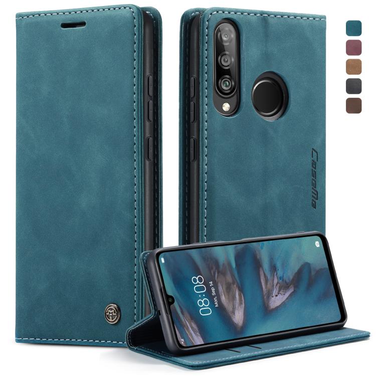 CaseMe-013 Custodia Multifunzionale in Pelle con Flip Orizzontale Smerigliato retrò per Huawei P30 Lite, con Slot per Schede, Supporto e Portafoglio, For Huawei P30 Lite