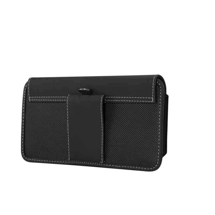 Custodia in pelle da uomo universale in tessuto Oxford portatile per cellulare, marsupio per smartphone Huawei Mate 20 X / 6,9 pollici o inferiori