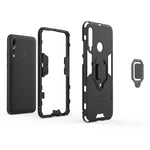 Custodia antiurto per PC + TPU con supporto ad anello magnetico per Huawei Enjoy 9s / P Smart+ 2019, For Huawei Enjoy 9s / P Smart+ 2019