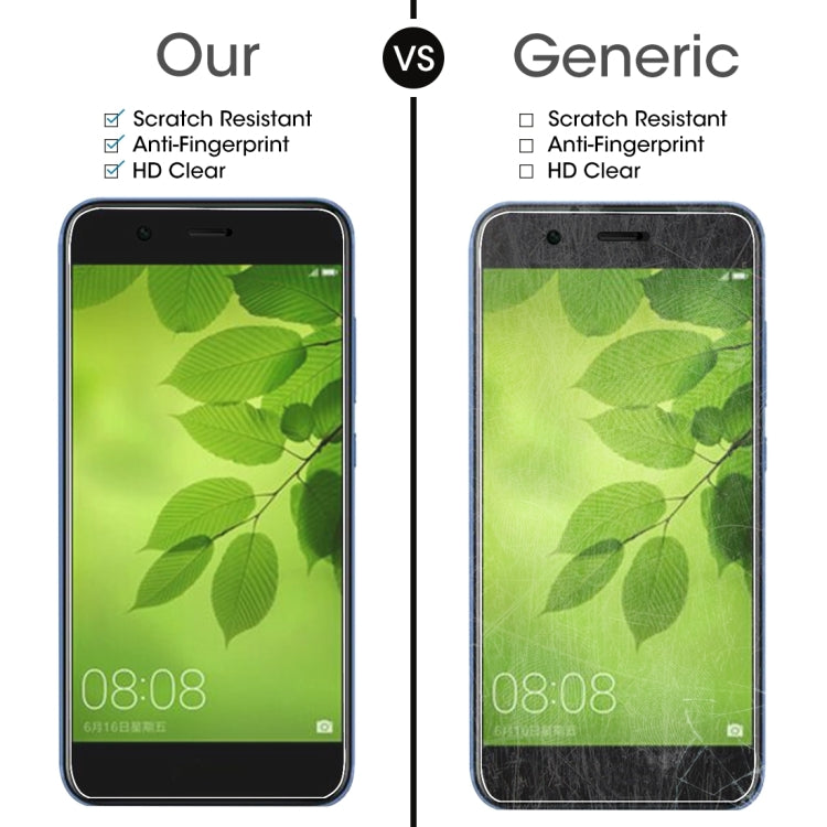 10 PZ per Huawei nova 2 Lite 0,26mm 9H Durezza superficiale 2.5D Pellicola per schermo in vetro temperato antideflagrante, For nova 2 Lite
