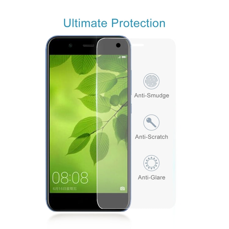 10 PZ per Huawei nova 2 Lite 0,26mm 9H Durezza superficiale 2.5D Pellicola per schermo in vetro temperato antideflagrante, For nova 2 Lite