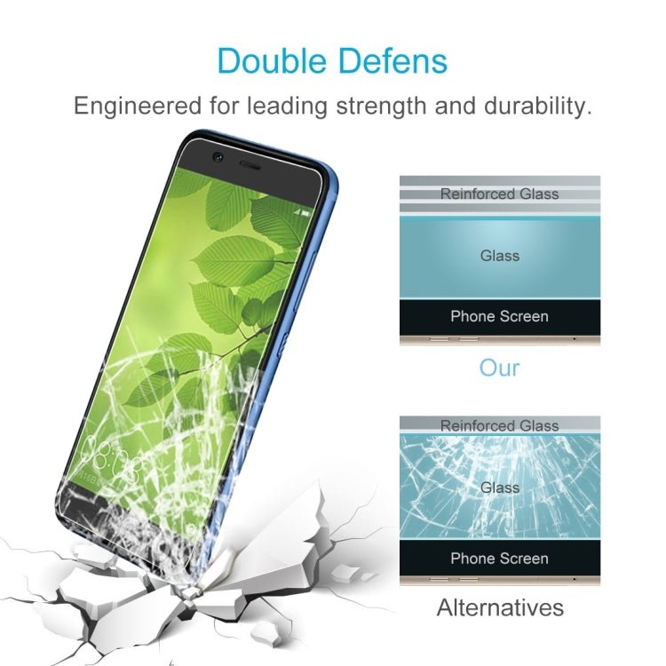 10 PZ per Huawei nova 2 Lite 0,26mm 9H Durezza superficiale 2.5D Pellicola per schermo in vetro temperato antideflagrante, For nova 2 Lite