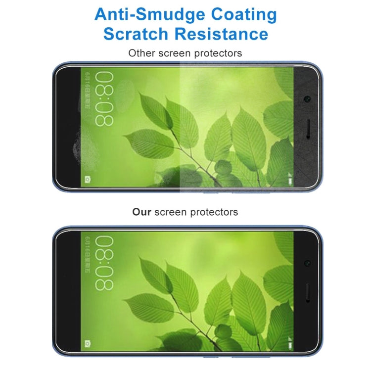 10 PZ per Huawei nova 2 Lite 0,26mm 9H Durezza superficiale 2.5D Pellicola per schermo in vetro temperato antideflagrante, For nova 2 Lite